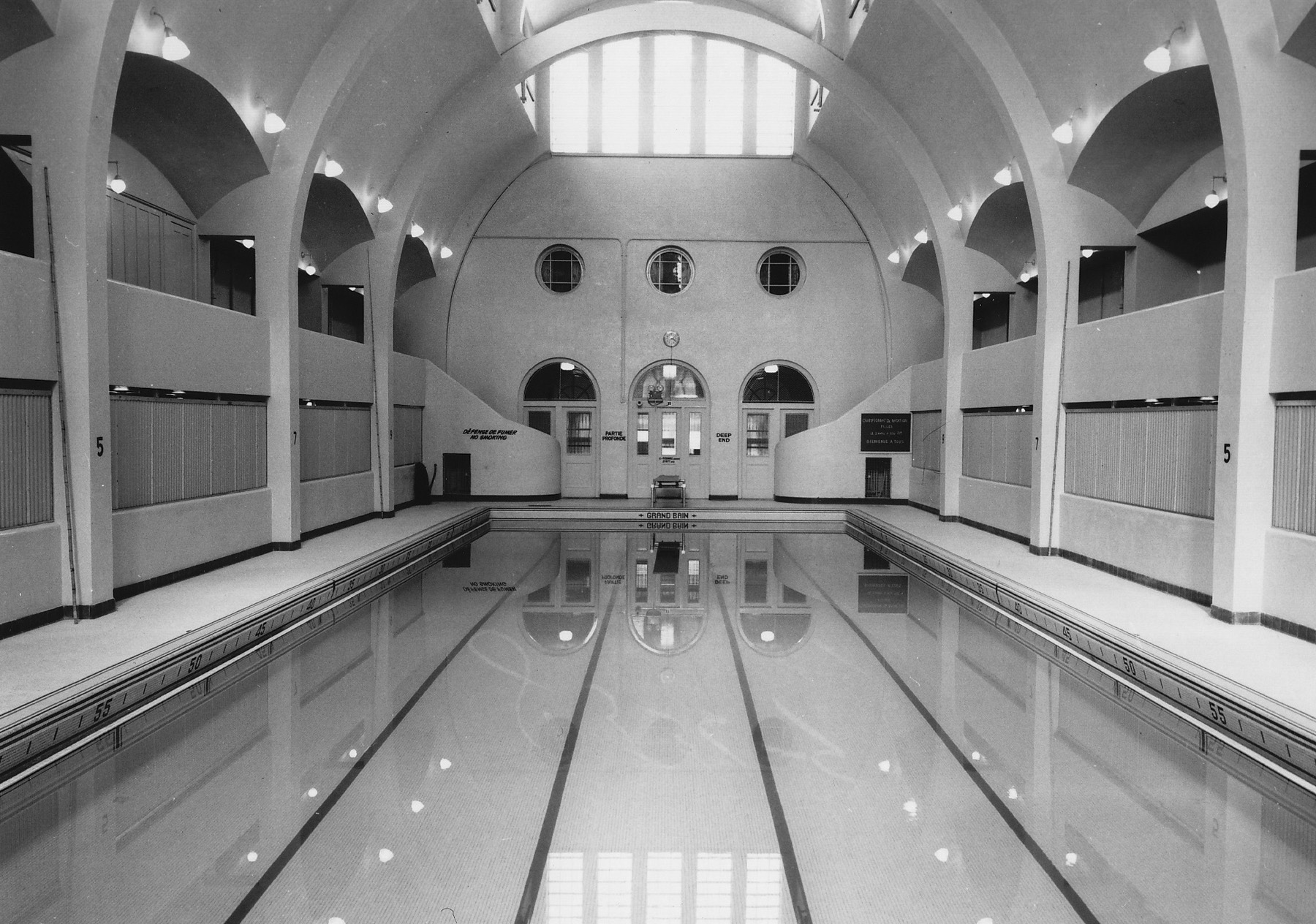 Piscine du bain Généreux, vers 1960.