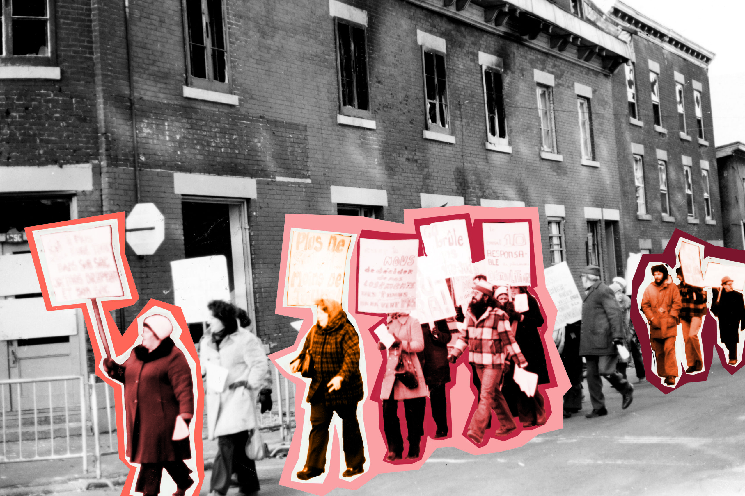 Des pancartes et des portes : 50 ans de lutte pour le droit au logement